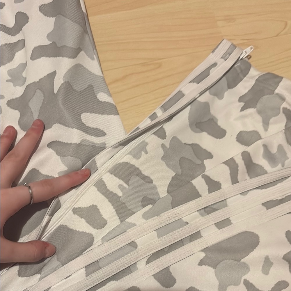 Adidas Gray Camouflage Track Pants - Picture 2 of 4